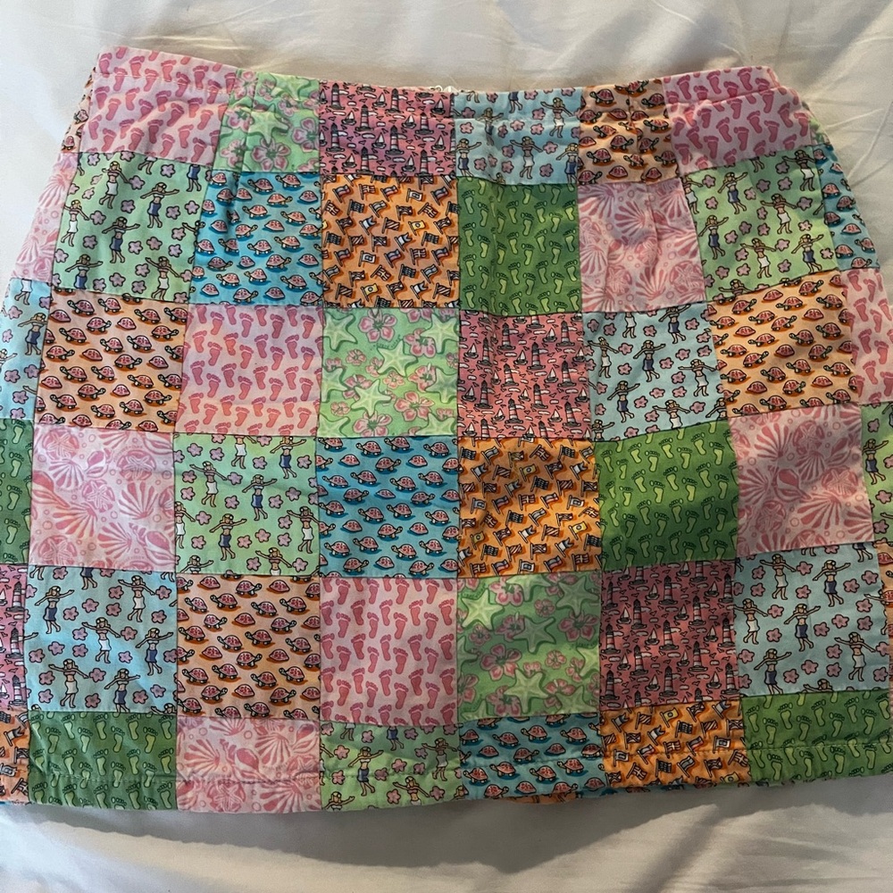 Vineyard Vines Girls Patchwork Skort